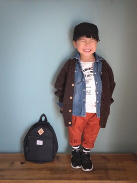 kanatoさん(キッズ・100cm)の冬コーディネート