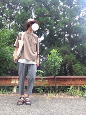 「LUCA/LADY LUCK LUCA（ルカ/レディラックルカ）のアイテム（シューズ）」を使った、バイオさん（メンズ・182cm）の夏コーディネート