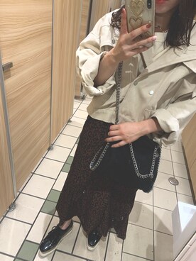 「DHOLIC（ディーホリック）のアイテム（その他アウター）」を使った、kaho.さん（レディース・149cm）の秋コーディネート