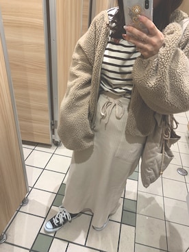 「CONVERSE（コンバース）のconverse コンバース ALL STAR HI オールスター ハイ 3206 BLACK(US)（スニーカー）」を使った、kaho.さん（レディース・149cm）の秋コーディネート