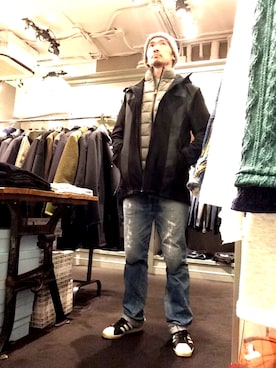 「ennerre（エネーレ）のアイテム」を使った、Toshiyukiさん（メンズ・181cm）の冬コーディネート