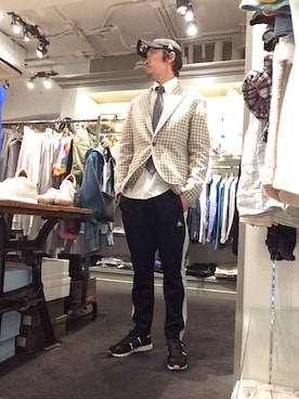 「T-JACKET（ティージャケット）のアイテム」を使った、Toshiyukiさん（メンズ・181cm）の夏コーディネート