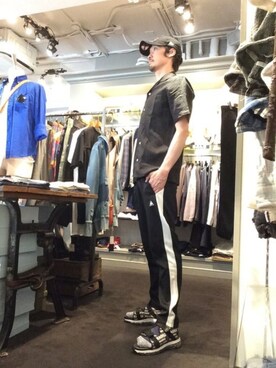 「g-stage（ジーステージ）のアイテム（トップス）」を使った、Toshiyukiさん（メンズ・181cm）の夏コーディネート