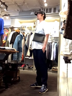 「g-stage（ジーステージ）のアイテム（トップス）」を使った、Toshiyukiさん（メンズ・181cm）の夏コーディネート