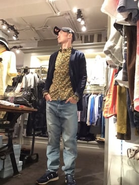 「Rawtus（ロータス）のアイテム」を使った、Toshiyukiさん（メンズ・181cm）の夏コーディネート