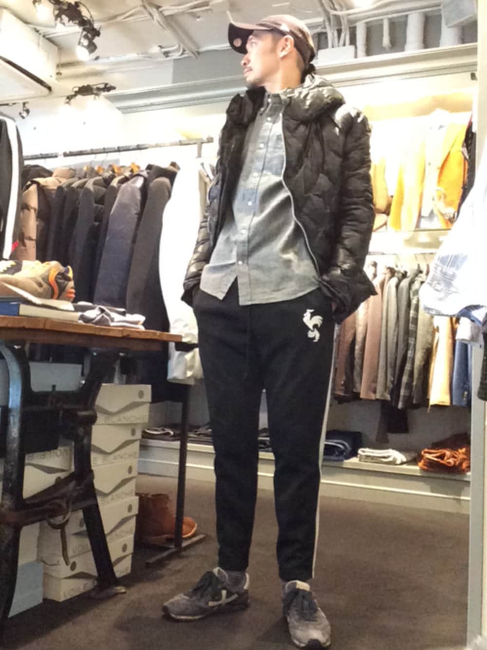 BACKLASH RAWLIFE別注　カモ柄　ディアスキン　ダウンジャケット BACKLASH RAWLIFE別注 カモ柄 ディアスキン ダウンジャケット ISAMU