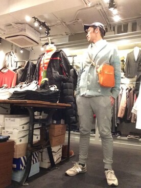 「Sweep!!（スウィープ）のアイテム」を使った、Toshiyukiさん（メンズ・181cm）の冬コーディネート