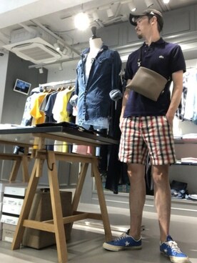 「Il Regalo（イル レガロ）のアイテム」を使った、Toshiyukiさん（メンズ・181cm）の夏コーディネート