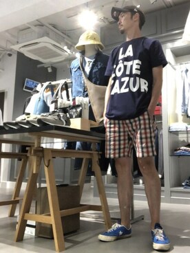 「Il Regalo（イル レガロ）のアイテム」を使った、Toshiyukiさん（メンズ・181cm）の夏コーディネート