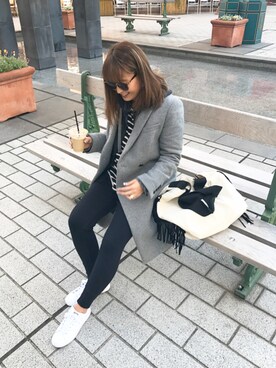 hazuさん（レディース・160cm）の冬コーディネート