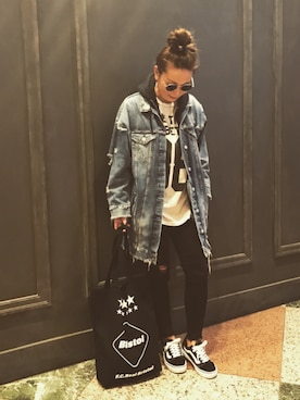 hazuさん（レディース・160cm）の春コーディネート