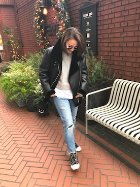 hazuさん(レディース・160cm)の冬コーディネート