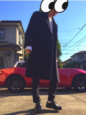 オレンジさん（メンズ・169cm）の冬コーディネート