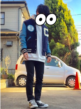 オレンジさん（メンズ・169cm）の冬コーディネート