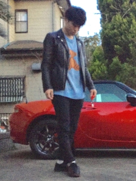 オレンジさん（メンズ・169cm）の冬コーディネート