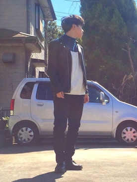 オレンジさん（メンズ・169cm）の春コーディネート