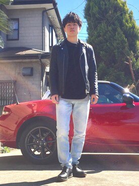 オレンジさん（メンズ・169cm）の春コーディネート