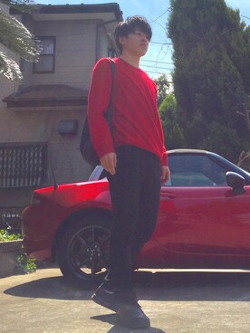 オレンジさん（メンズ・169cm）の春コーディネート