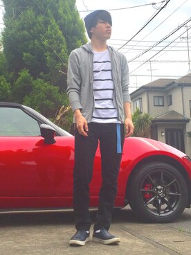 オレンジさん（メンズ・169cm）の春コーディネート