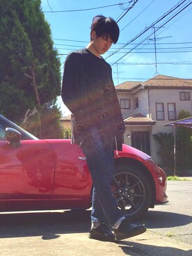 オレンジさん（メンズ・169cm）の春コーディネート