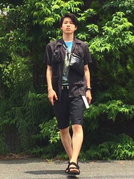 オレンジさん(メンズ・169cm)の夏コーディネート