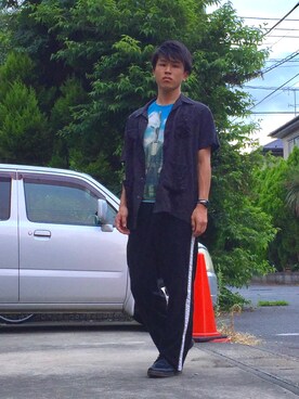 オレンジさん(メンズ・169cm)の夏コーディネート