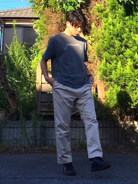 オレンジさん（メンズ・169cm）の秋コーディネート