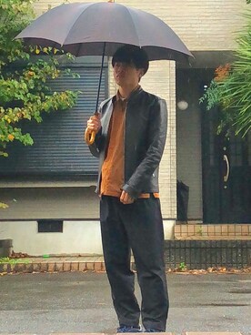 オレンジさん(メンズ・169cm)の秋コーディネート