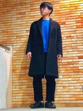 オレンジさん（メンズ・169cm）の冬コーディネート