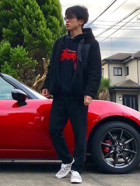 オレンジさん（メンズ・169cm）の冬コーディネート