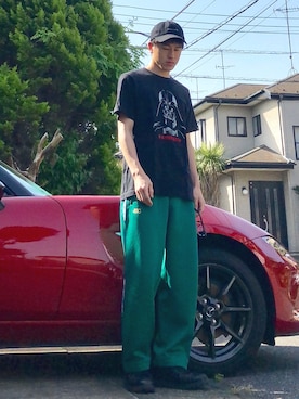 オレンジさん（メンズ・169cm）の春コーディネート