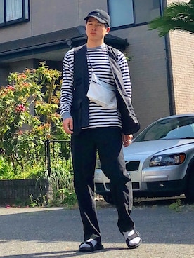 オレンジさん(メンズ・169cm)の春コーディネート