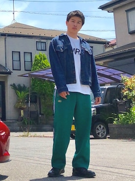 オレンジさん（メンズ・169cm）の春コーディネート