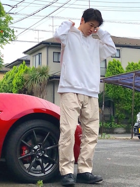 オレンジさん（メンズ・169cm）の夏コーディネート