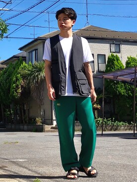オレンジさん(メンズ・169cm)の夏コーディネート