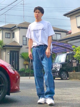 オレンジさん（メンズ・169cm）の夏コーディネート