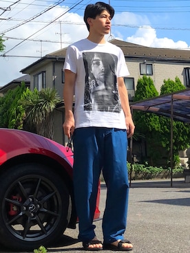 オレンジさん(メンズ・169cm)の夏コーディネート