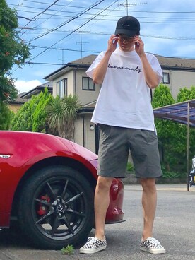 オレンジさん（メンズ・169cm）の夏コーディネート