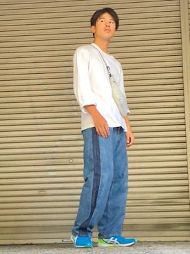 「Pilgrim（ピルグリム）のアイテム」を使った、オレンジさん（メンズ・169cm）の秋コーディネート