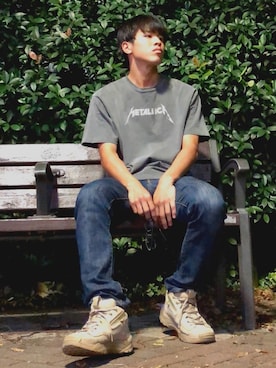 オレンジさん（メンズ・169cm）の秋コーディネート