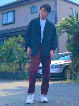 オレンジさん（メンズ・169cm）の秋コーディネート