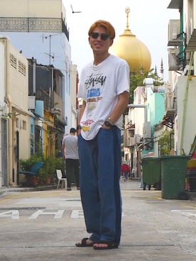 オレンジさん（メンズ・169cm）の春コーディネート