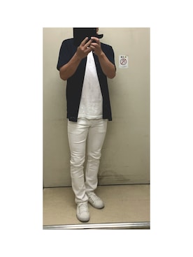 「REPIDO（リピード）のアイテム（パンツ）」を使った、TKSさん（メンズ・174cm）の秋コーディネート