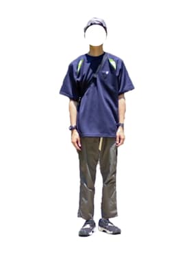 「s'yte（サイト）のアイテム（アクセサリー）」を使った、ともつまさん（メンズ・178cm）の夏コーディネート