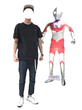 「A（エィス）のアイテム（パンツ）」を使った、ともつまさん（メンズ・178cm）の夏コーディネート