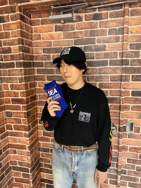 「コラボレーション」｜「アイテム（その他）」を使った、hyshmt07さん（メンズ・174cm）の秋コーディネート