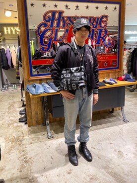 「コラボレーション」｜「アイテム（その他）」を使った、hyshmt07さん（メンズ・174cm）の秋コーディネート