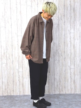 「アイテム（ブルゾン）」を使った、chipi1015さん（メンズ・160cm・30代）の秋コーディネート