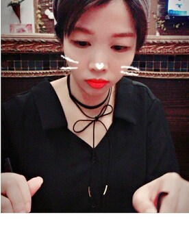 「NIL（ニル）のアイテム」を使った、ainceeさん（レディース・165cm）の冬コーディネート