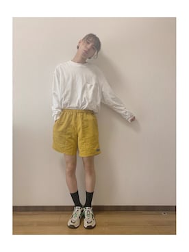 「マスタードイエロー」｜Satoruさん（メンズ・180cm）の春コーディネート